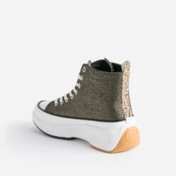 Basket KAPORAL Noire Dorée à Plateforme -Caprices Chaussures Boutique WWWERM 10384330231 3