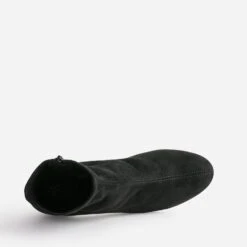 Boots Noir En Textile Suédé -Caprices Chaussures Boutique WWWERM 10385230141 4