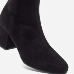 Boots Noir En Textile Suédé -Caprices Chaussures Boutique WWWERM 10385230141 5