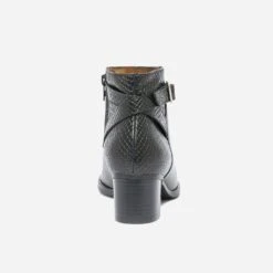 Boots à Talon ERAM FLEX Noir Cuir Embossé -Caprices Chaussures Boutique WWWERM 10385230180 3