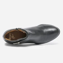 Boots à Talon ERAM FLEX Noir Cuir Embossé -Caprices Chaussures Boutique WWWERM 10385230180 4