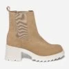 Boots Beige TEXTO En Croûte De Cuir -Caprices Chaussures Boutique WWWERM 10385230212 0