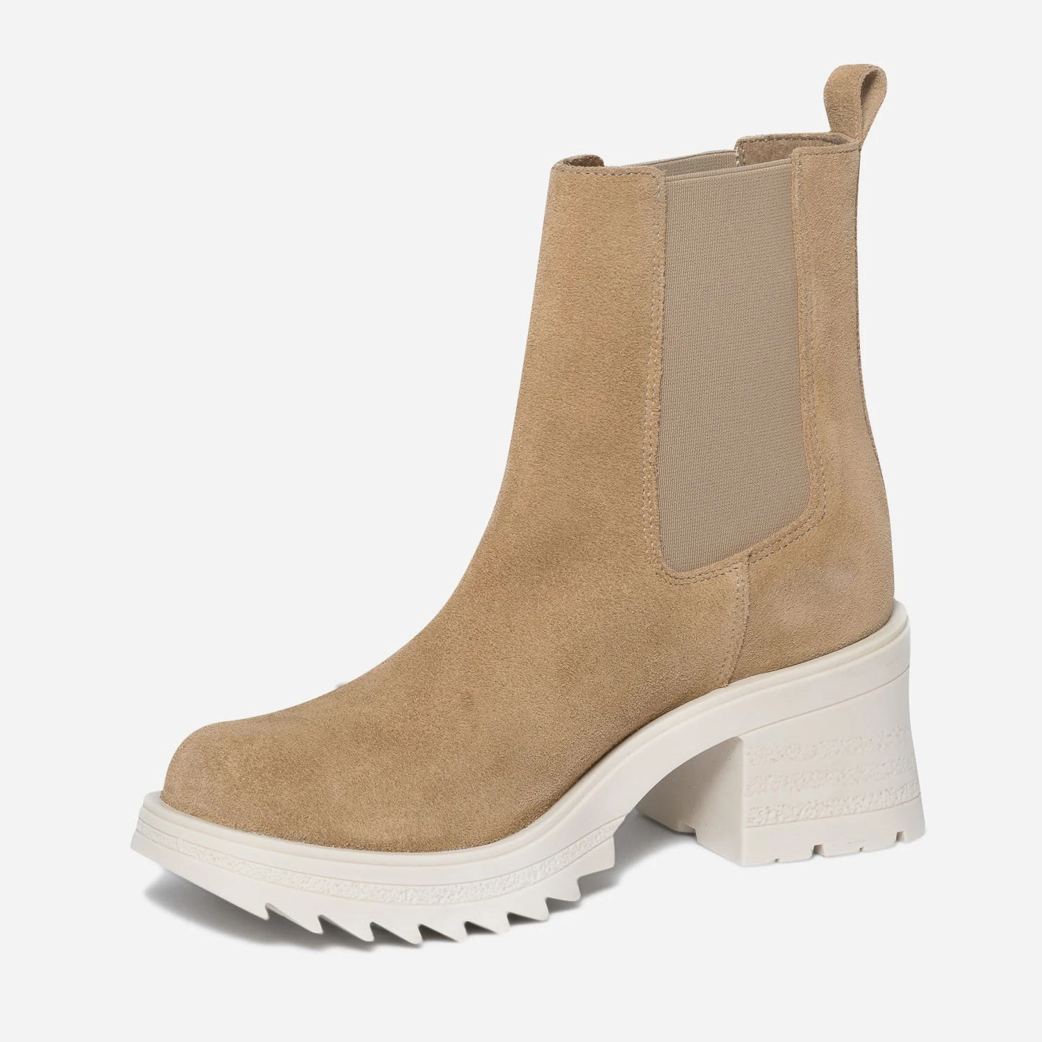 Boots Beige TEXTO En Croûte De Cuir 5 Boots Beige TEXTO En Croûte De Cuir – Image 3