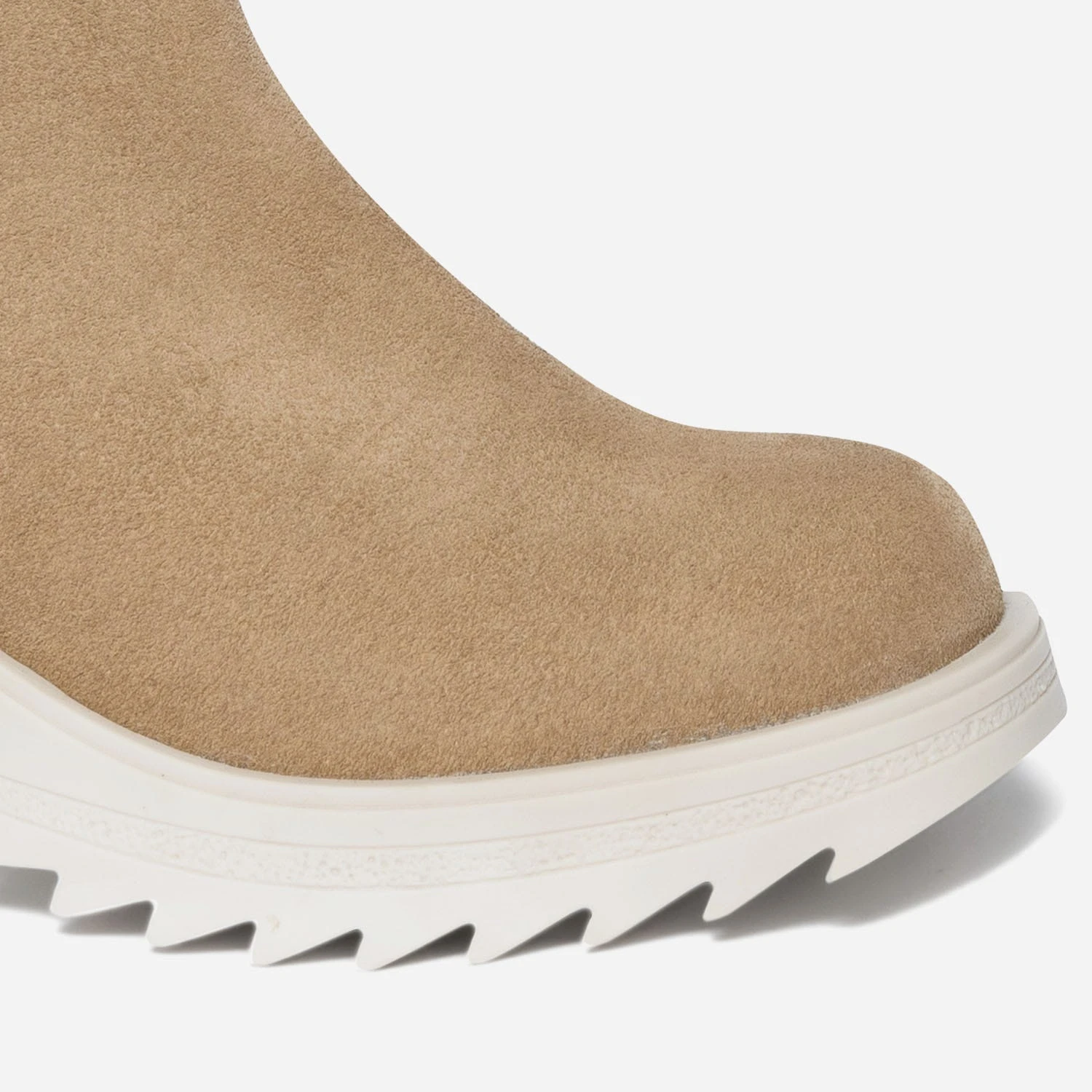 Boots Beige TEXTO En Croûte De Cuir 8 Boots Beige TEXTO En Croûte De Cuir – Image 6