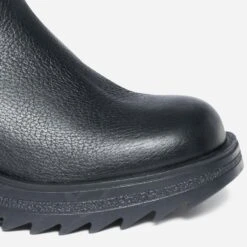 Boots Talon TEXTO En Cuir Noir -Caprices Chaussures Boutique WWWERM 10385230213 5