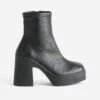 Boots TEXTO Noir à Plateforme -Caprices Chaussures Boutique WWWERM 10385240013 0