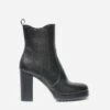 Boots TEXTO à Talon Noir -Caprices Chaussures Boutique WWWERM 10385240024 0