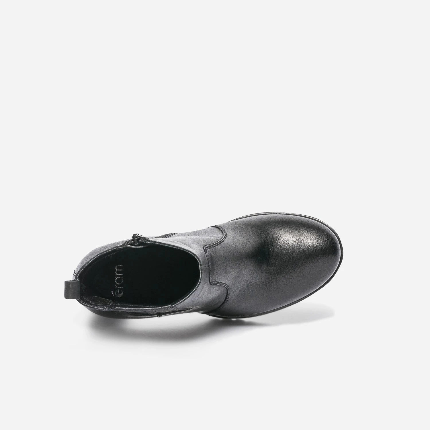 Boots TEXTO à Talon Noir 7 Boots TEXTO à Talon Noir – Image 5