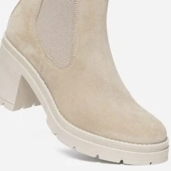 Chelsea Boots TEXTO Beige éco-conçu En Cuir Velours -Caprices Chaussures Boutique WWWERM 10385240164 5