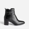 Boots Noir En Cuir éco-conçu -Caprices Chaussures Boutique WWWERM 10385240845 0