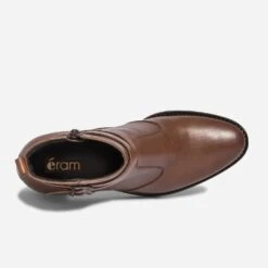 Boot Cognac En Cuir éco-conçu -Caprices Chaussures Boutique WWWERM 10385240846 4