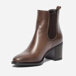 Chelsea Boots Cognac En Cuir éco-conçu -Caprices Chaussures Boutique WWWERM 10385240908 2