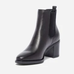 Chelsea Boots Noir En Cuir éco-conçu -Caprices Chaussures Boutique WWWERM 10385240909 2