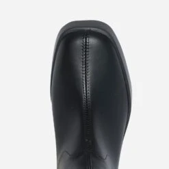 Botte TEXTO Noire à Talon Flare -Caprices Chaussures Boutique WWWERM 10385410007 4