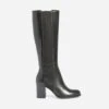 Botte Noire En Cuir éco-conçu Avec Large élastique Latéral 1 Botte Noire En Cuir éco-conçu Avec Large élastique Latéral -Caprices Chaussures Boutique WWWERM 10385410255 0