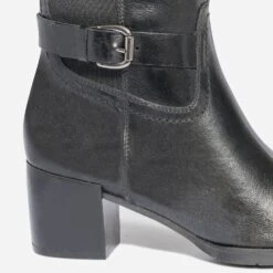 Botte à Talon Noire En Cuir Pour Mollet Large 13 Botte à Talon Noire En Cuir Pour Mollet Large -Caprices Chaussures Boutique WWWERM 10385410315 5