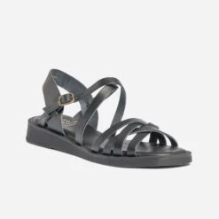 Sandale Noire En Cuir éco-conçue -Caprices Chaussures Boutique WWWERM 10385760002 1