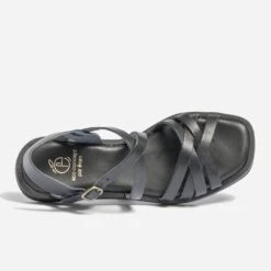 Sandale Noire En Cuir éco-conçue -Caprices Chaussures Boutique WWWERM 10385760002 3