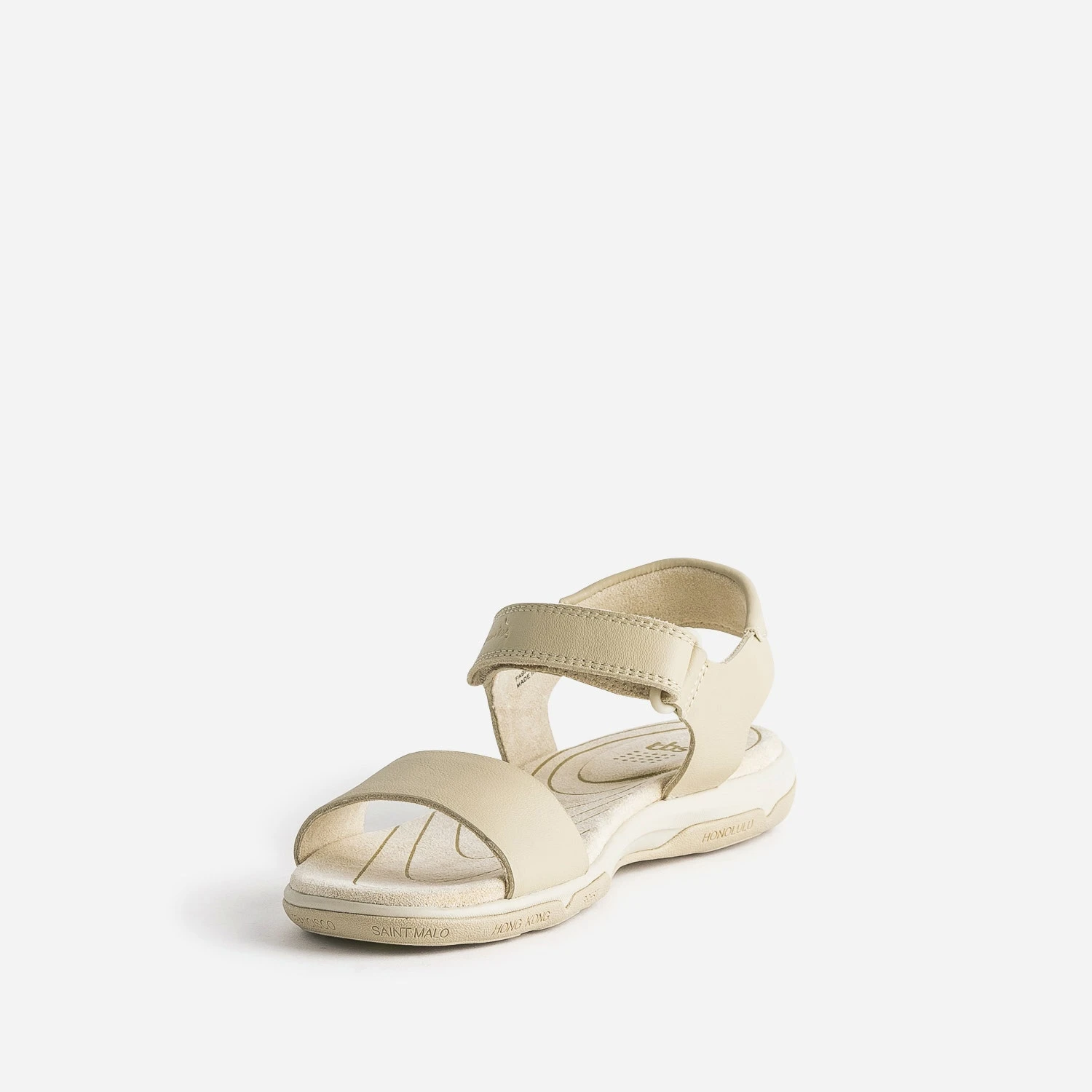 Sandale TBS Beige En Cuir à Scratch 5 Sandale TBS Beige En Cuir à Scratch – Image 3