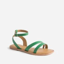 Sandale TEXTO Vert En Cuir -Caprices Chaussures Boutique WWWERM 10385760095 1