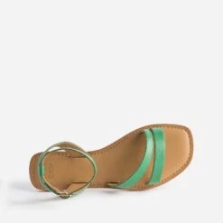 Sandale TEXTO Vert En Cuir -Caprices Chaussures Boutique WWWERM 10385760095 4