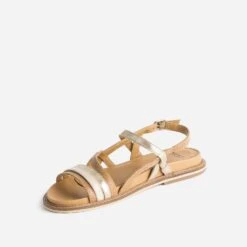 Sandale Camel, Beige Et Doré Vernie 10 Sandale Camel, Beige Et Doré Vernie -Caprices Chaussures Boutique WWWERM 10385760108 2