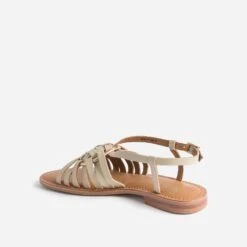 Sandale Beige Cuir Avec Anneau 11 Sandale Beige Cuir Avec Anneau -Caprices Chaussures Boutique WWWERM 10385760113 3