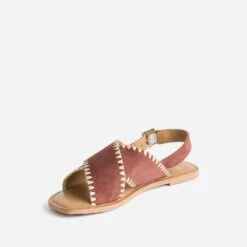 Sandale TEXTO Terracotta Cuir Velours Et Tressage 10 Sandale TEXTO Terracotta Cuir Velours Et Tressage -Caprices Chaussures Boutique WWWERM 10385760132 2