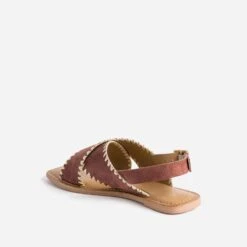 Sandale TEXTO Terracotta Cuir Velours Et Tressage 11 Sandale TEXTO Terracotta Cuir Velours Et Tressage -Caprices Chaussures Boutique WWWERM 10385760132 3