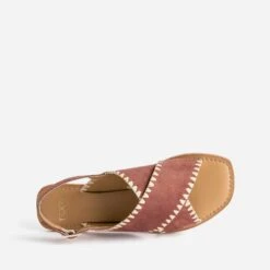 Sandale TEXTO Terracotta Cuir Velours Et Tressage 12 Sandale TEXTO Terracotta Cuir Velours Et Tressage -Caprices Chaussures Boutique WWWERM 10385760132 4