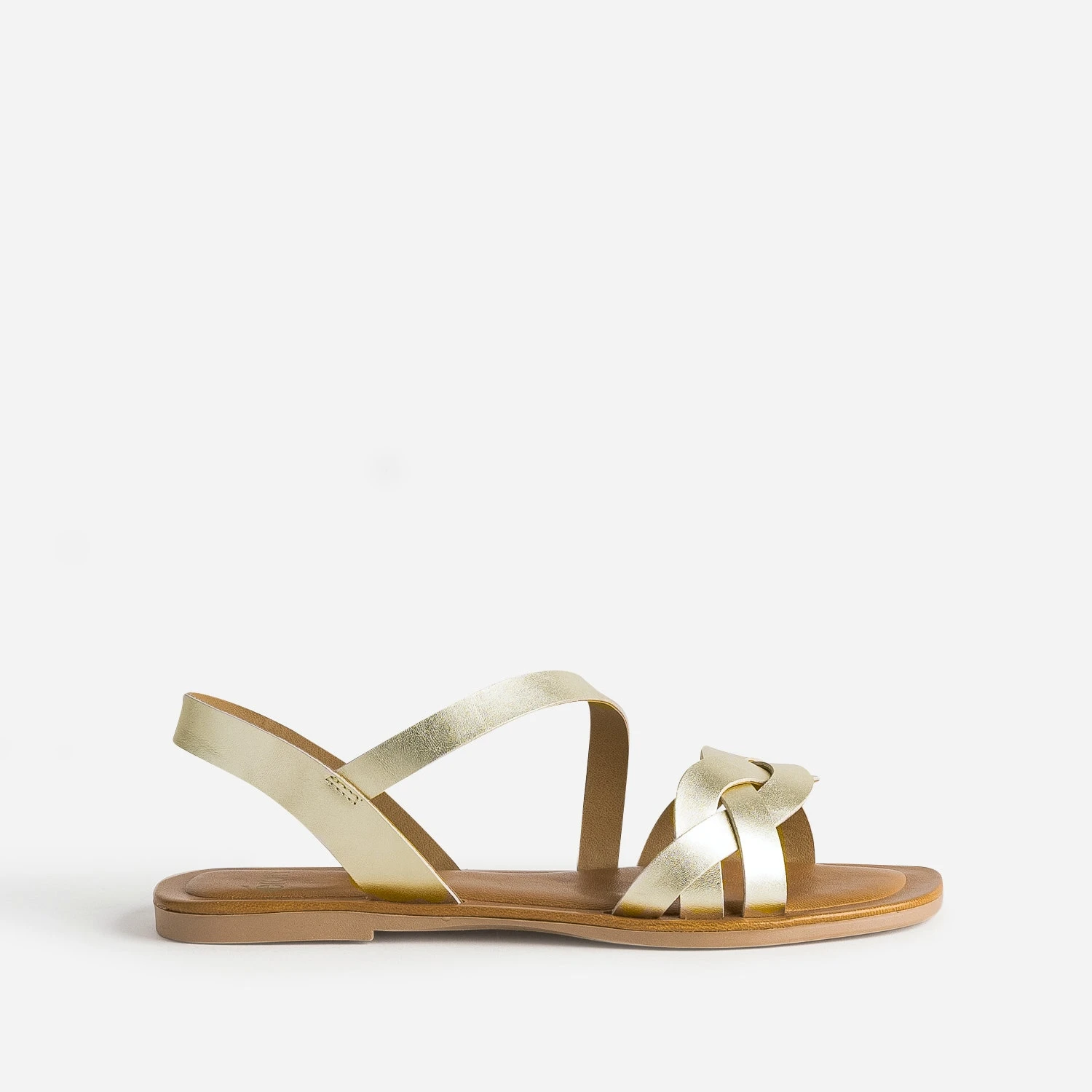 Sandale Dorée En Cuir 3 Sandale Dorée En Cuir