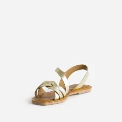 Sandale Dorée En Cuir 10 Sandale Dorée En Cuir -Caprices Chaussures Boutique WWWERM 10385760397 2