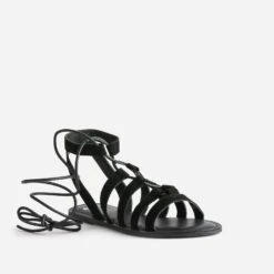 Sandale TEXTO Noire En Cuir -Caprices Chaussures Boutique WWWERM 10385760407 1