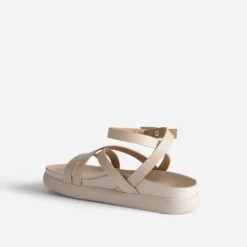 Sandale TEXTO Beige à Bride Croisée Cheville -Caprices Chaussures Boutique WWWERM 10385760442 3