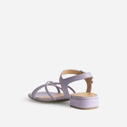 Sandale Plate Lilas En Cuir 11 Sandale Plate Lilas En Cuir -Caprices Chaussures Boutique WWWERM 10385760453 3