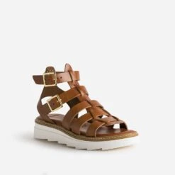 Sandale-spartiate TEXTO Cognac En Cuir 9 Sandale-spartiate TEXTO Cognac En Cuir -Caprices Chaussures Boutique WWWERM 10385760456 1