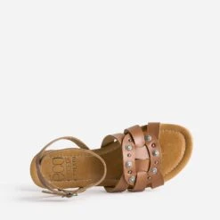 Sandale TEXTO Camel éco-conçue En Cuir -Caprices Chaussures Boutique WWWERM 10385760463 4