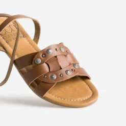 Sandale TEXTO Camel éco-conçue En Cuir -Caprices Chaussures Boutique WWWERM 10385760463 5