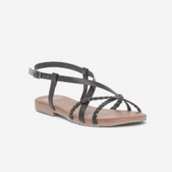 Sandale Noire En Cuir 10 Sandale Noire En Cuir -Caprices Chaussures Boutique WWWERM 10385761166 1