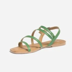 Sandale TEXTO Verte En Cuir -Caprices Chaussures Boutique WWWERM 10385761324 2