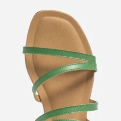 Sandale TEXTO Verte En Cuir -Caprices Chaussures Boutique WWWERM 10385761324 4