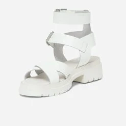 Sandale TEXTO Crème En Cuir éco-conçu à Semelle Crantée -Caprices Chaussures Boutique WWWERM 10385761326 2