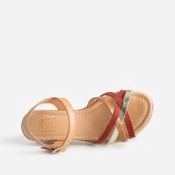 Sandale TBS Cognac En Cuir à Brides Rouille Et Dorée 12 Sandale TBS Cognac En Cuir à Brides Rouille Et Dorée -Caprices Chaussures Boutique WWWERM 10385920007 4