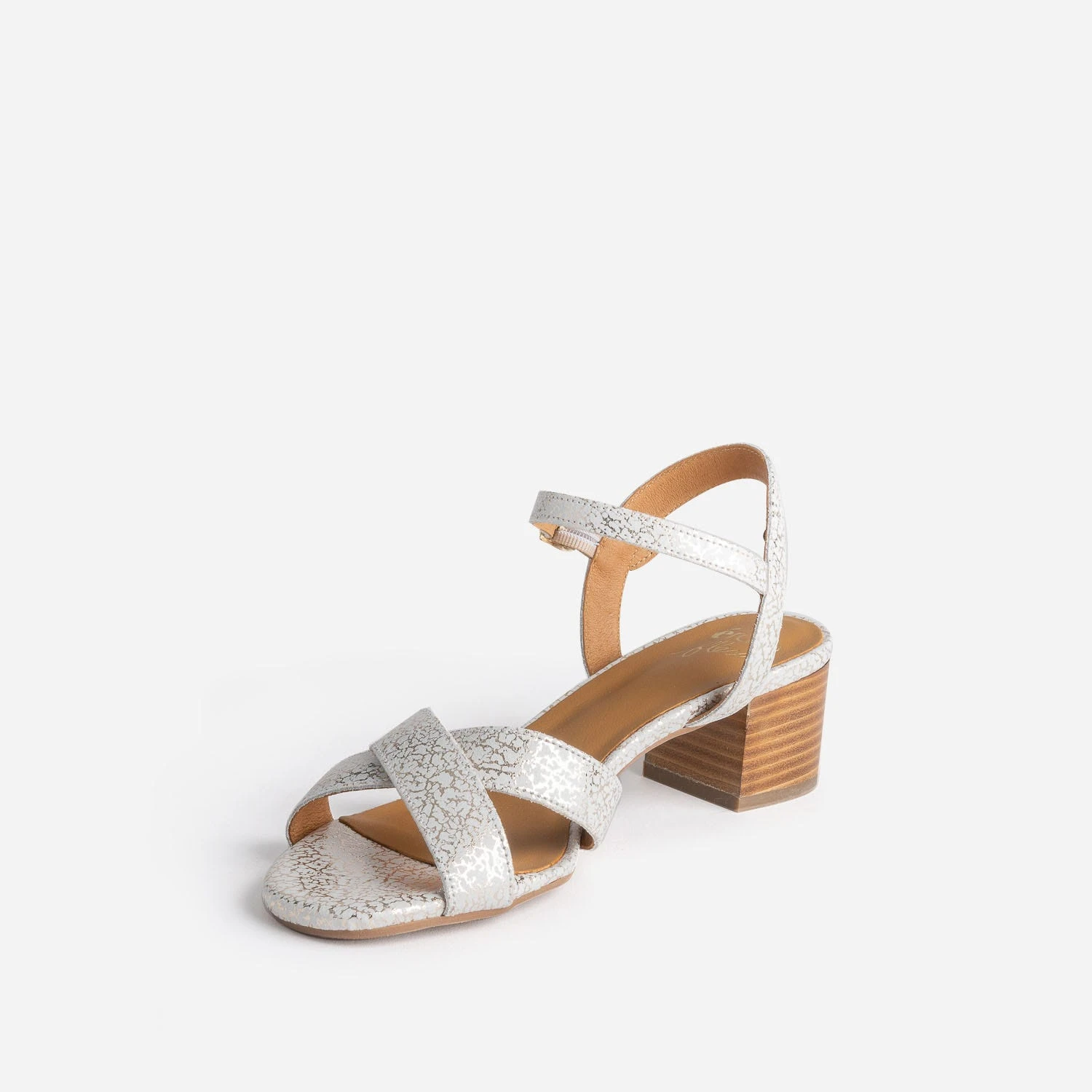 Sandale ERAM FLEX écrue En Cuir Détails Dorés 5 Sandale ERAM FLEX écrue En Cuir Détails Dorés – Image 3