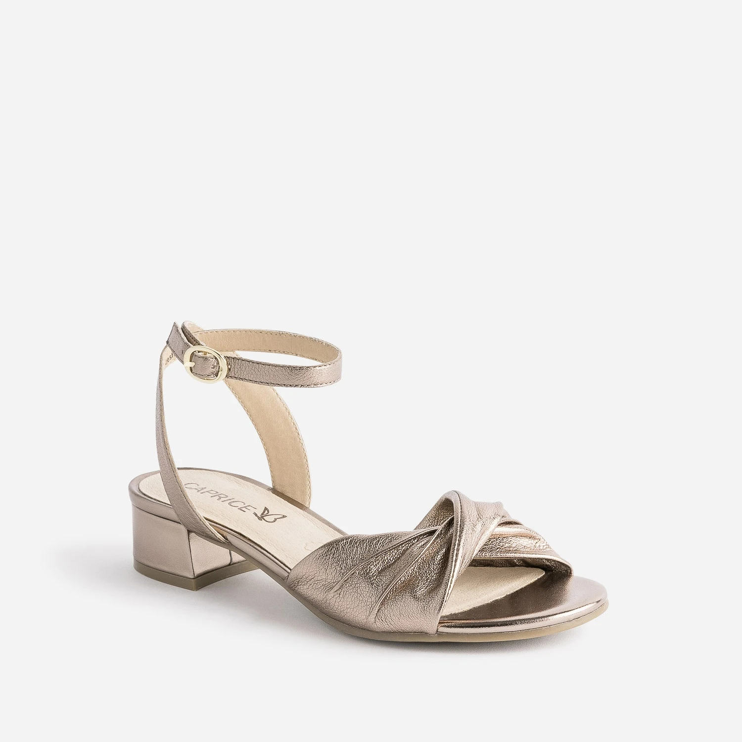 Sandale CAPRICE Bronze En Cuir 4 Sandale CAPRICE Bronze En Cuir – Image 2