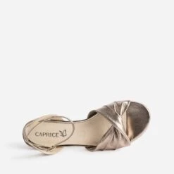 Sandale CAPRICE Bronze En Cuir 12 Sandale CAPRICE Bronze En Cuir -Caprices Chaussures Boutique WWWERM 10386330011 4