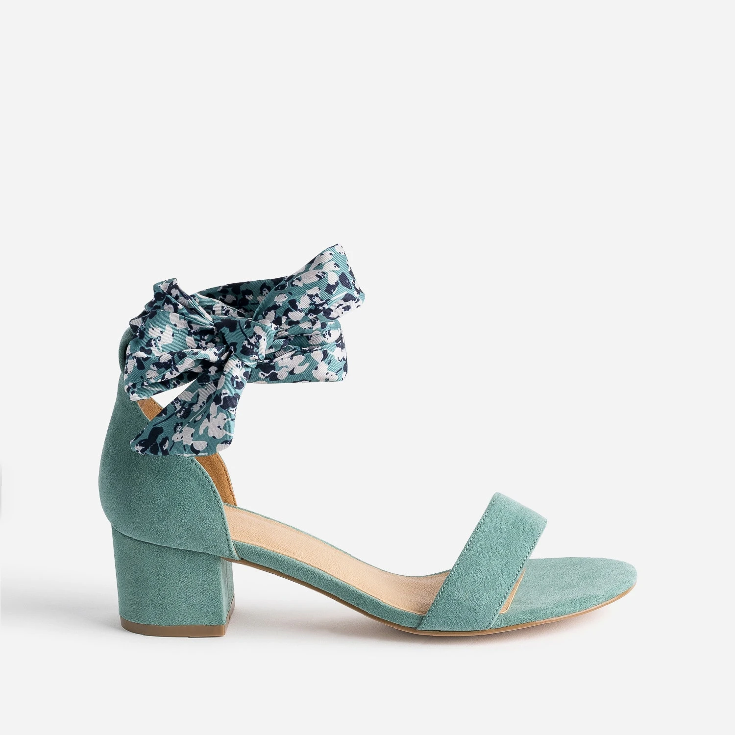 Sandale Verte Avec Deux Brides Amovibles 4 Sandale Verte Avec Deux Brides Amovibles – Image 2