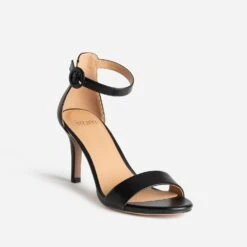 Sandale TEXTO Noire à Talon Fin -Caprices Chaussures Boutique WWWERM 10386330402 1