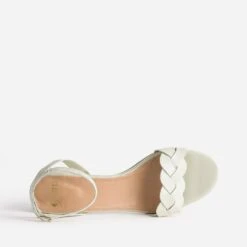 Sandale En Cuir Blanc Cassé 11 Sandale En Cuir Blanc Cassé -Caprices Chaussures Boutique WWWERM 10386330557 4