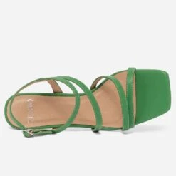 Sandale TEXTO Verte à Talon -Caprices Chaussures Boutique WWWERM 10386340065 3